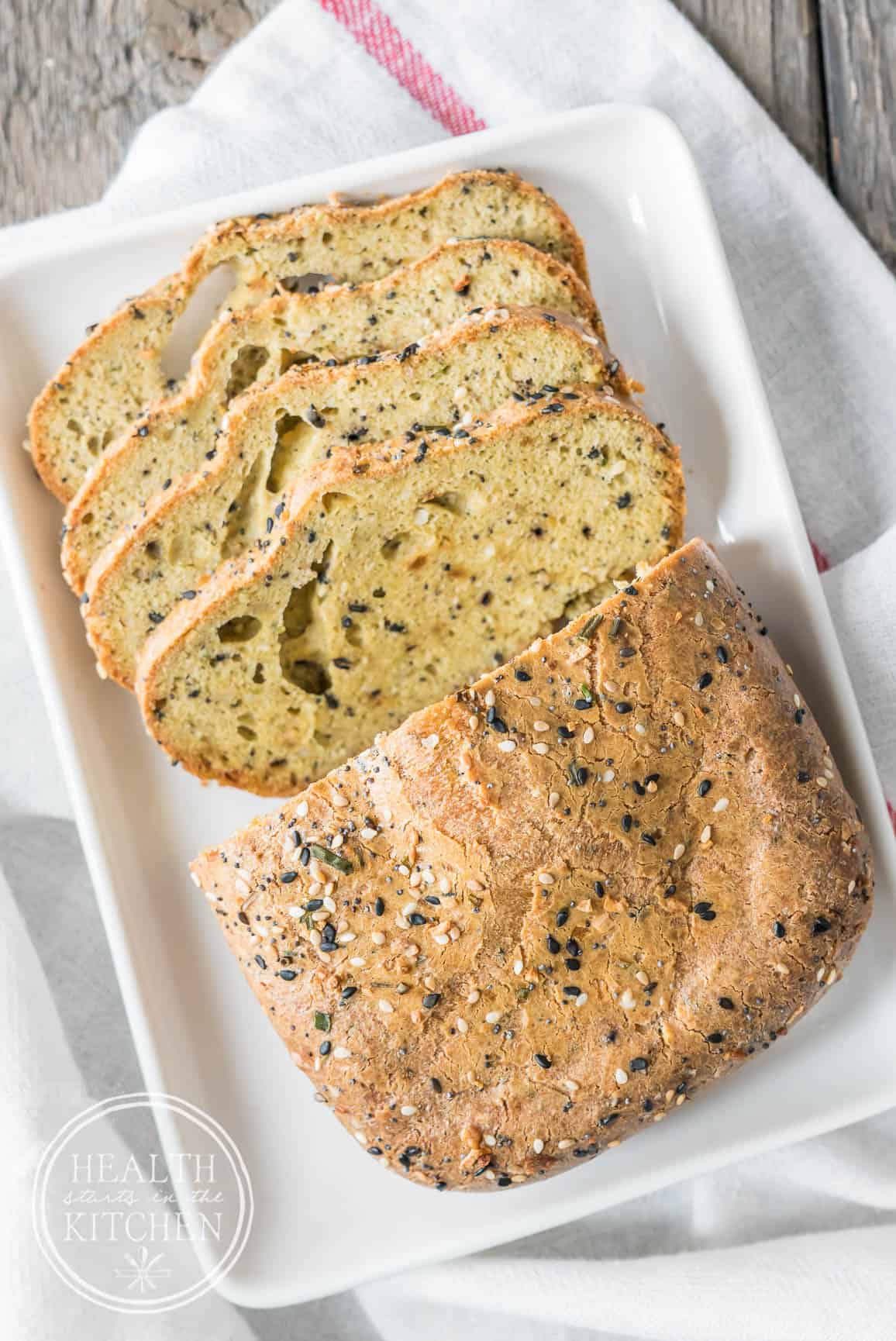 Everything Bagel Low-Carb Keto Bread