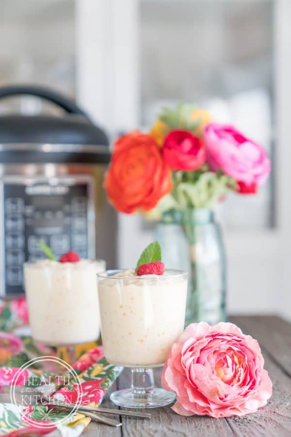 Pressure Cooker Fluffy Tapioca Pudding Health Starts in the Kitchen