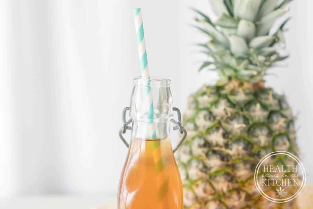 Easy Fermented Pineapple Tepache Drink Recipe  Health Starts in the Kitchen