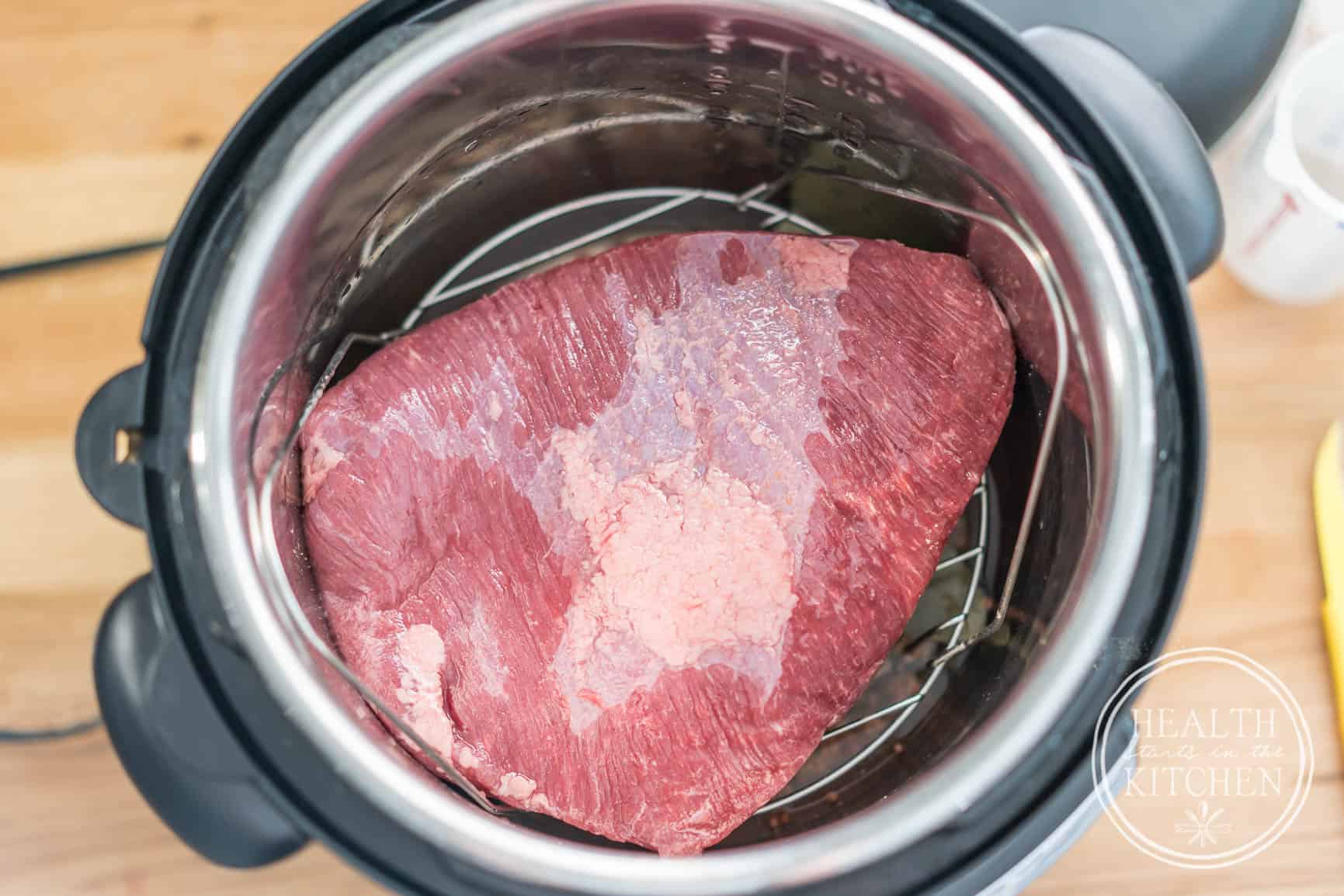 Low-Carb Keto Pressure Cooker Corned Beef Brisket