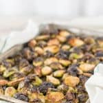 Oven Roasted Crispy Brussels Sprouts with Horseradish Aioli