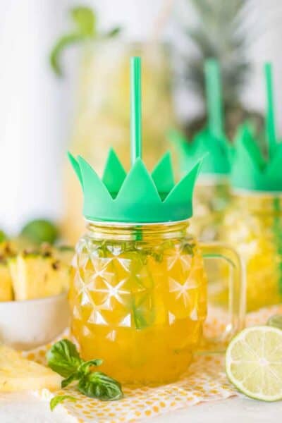 Pineapple Basil Limeade