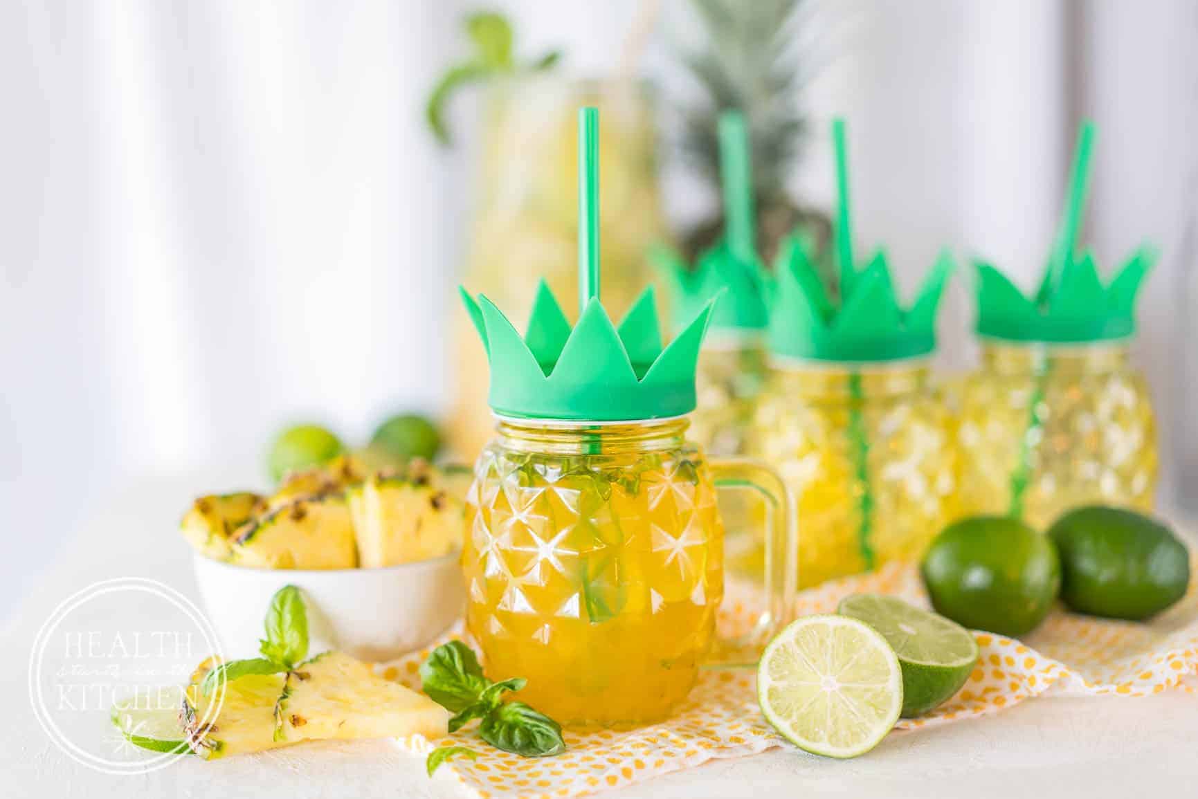 Pineapple Basil Limeade