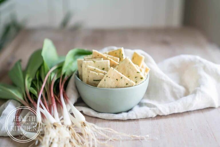 Ramp Crackers with Creme Fraiche