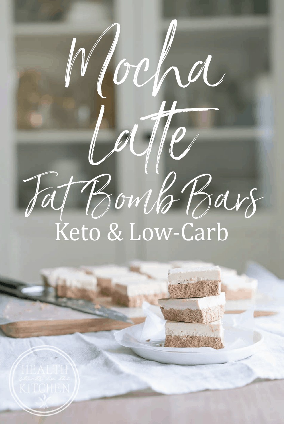 Keto Mocha Latte Fat Bomb Bars