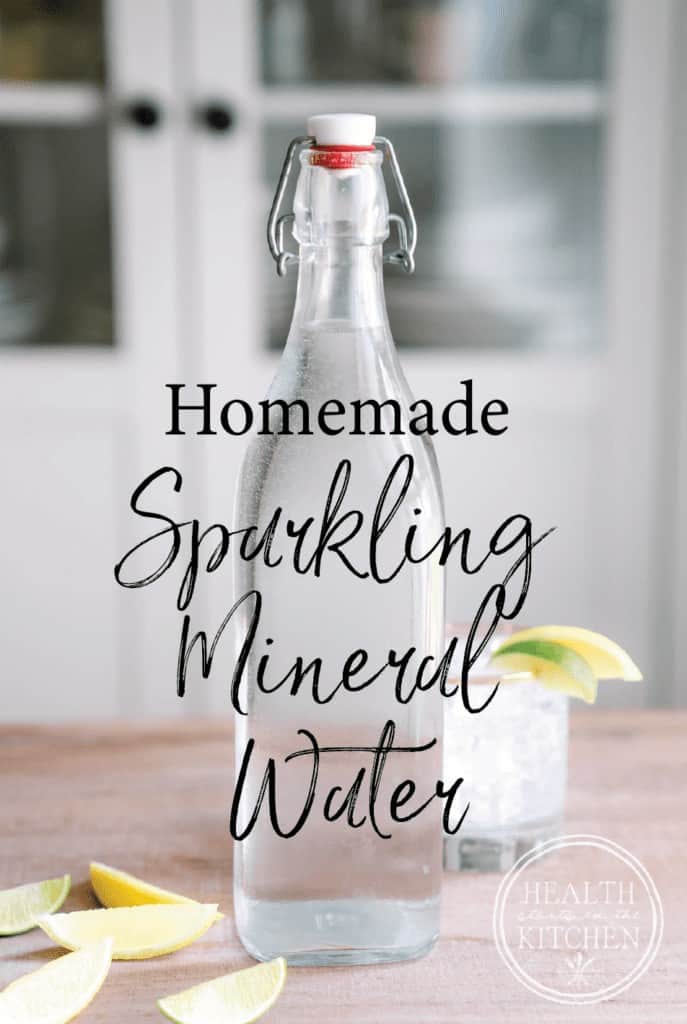 Homemade Sparkling Mineral Water Health Starts in the Kitchen