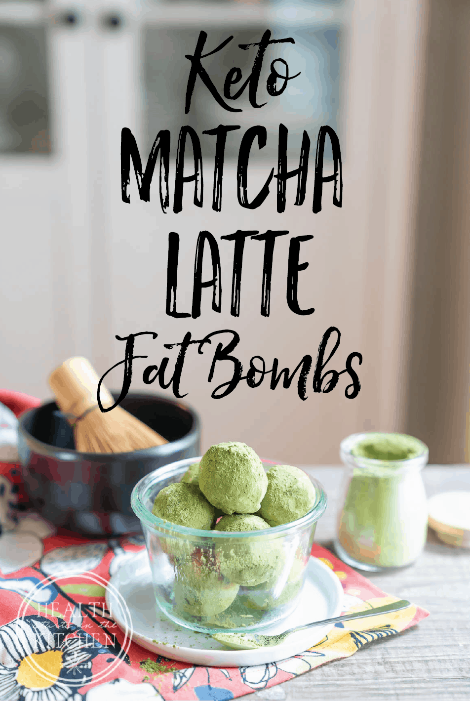 Low-Carb Keto Matcha Latte Fat Bombs