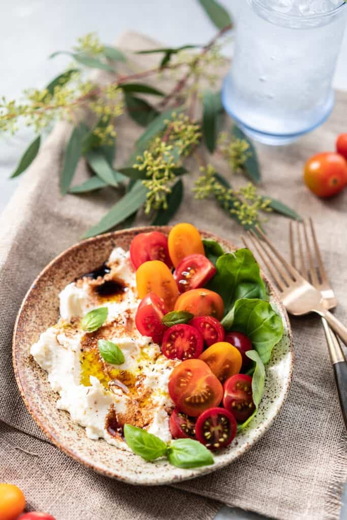 Keto Caprese Ricotta Bowl {Low-Carb & Gluten-Free} – Health Starts in ...