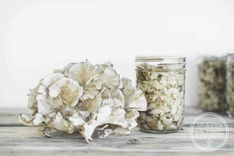 How to Can Maitake Hen of the Woods Mushrooms {Grifola Frondosa}