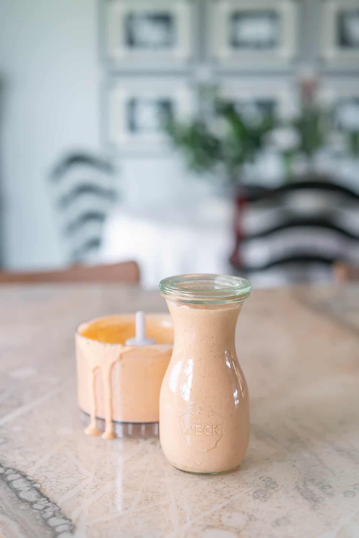 Homemade Roasted Red Pepper Ranch Dressing and Dip