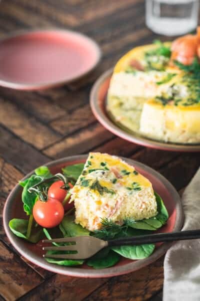 Instant Pot Smoked Salmon Frittata – Health Starts in the Kitchen