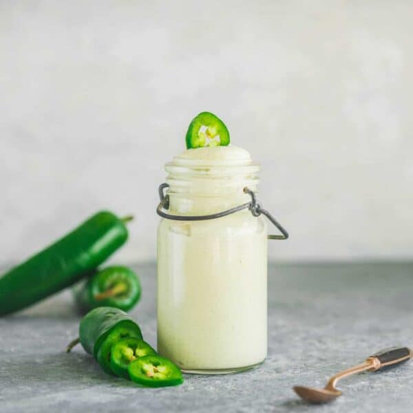Keto Jalapeño Avocado Ranch Dressing and Dip