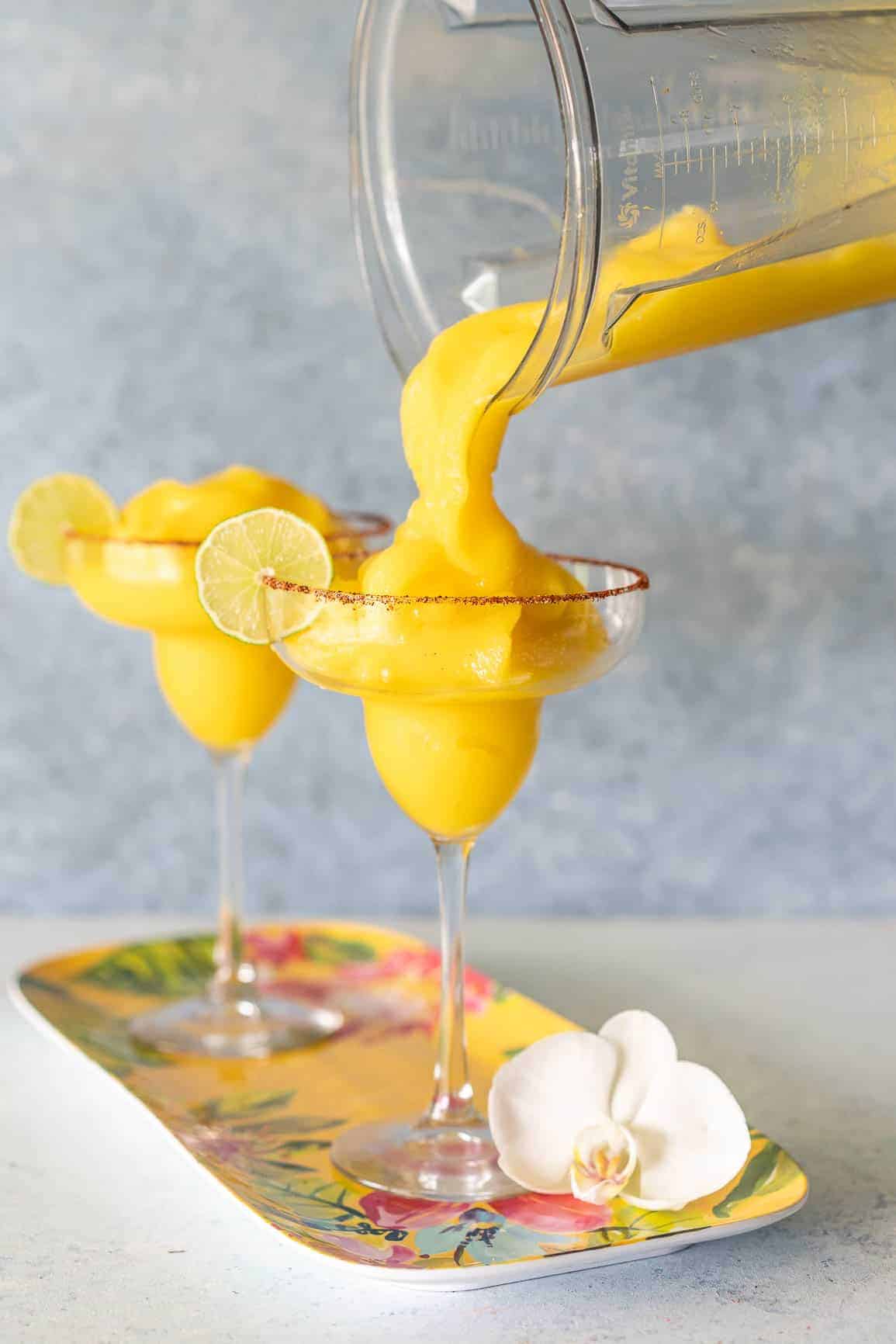 Easy Frozen Mango Margarita Health Starts In The Kitchen