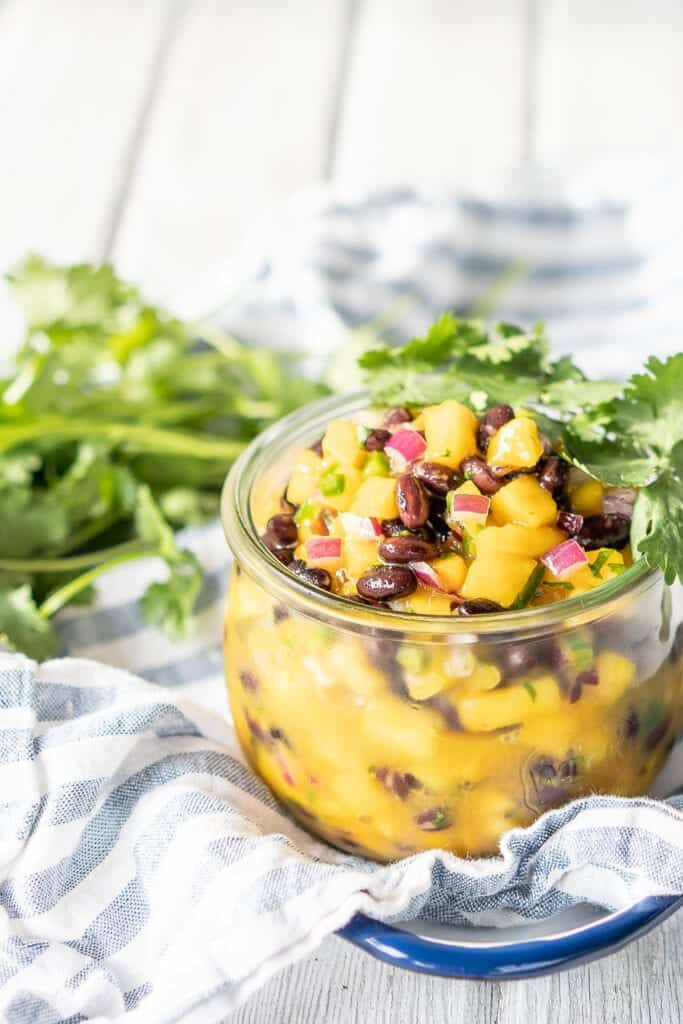 Easy Mango Black Bean Salsa Salad Recipe