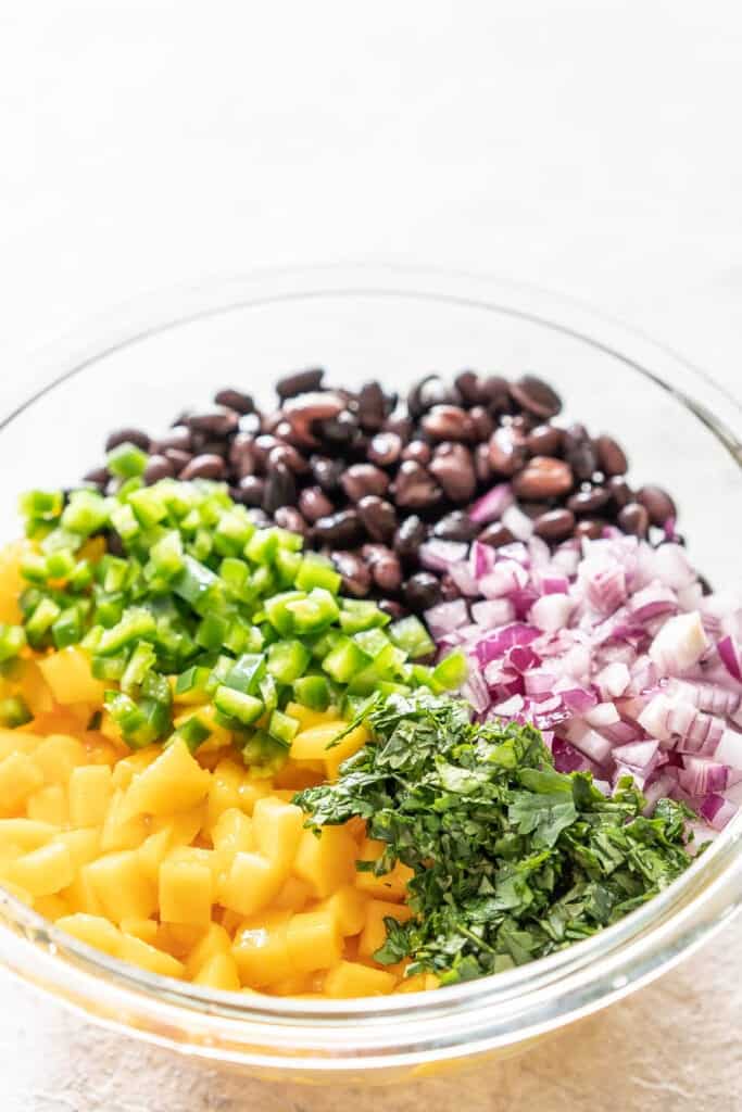 Easy Mango Black Bean Salsa Salad Recipe
