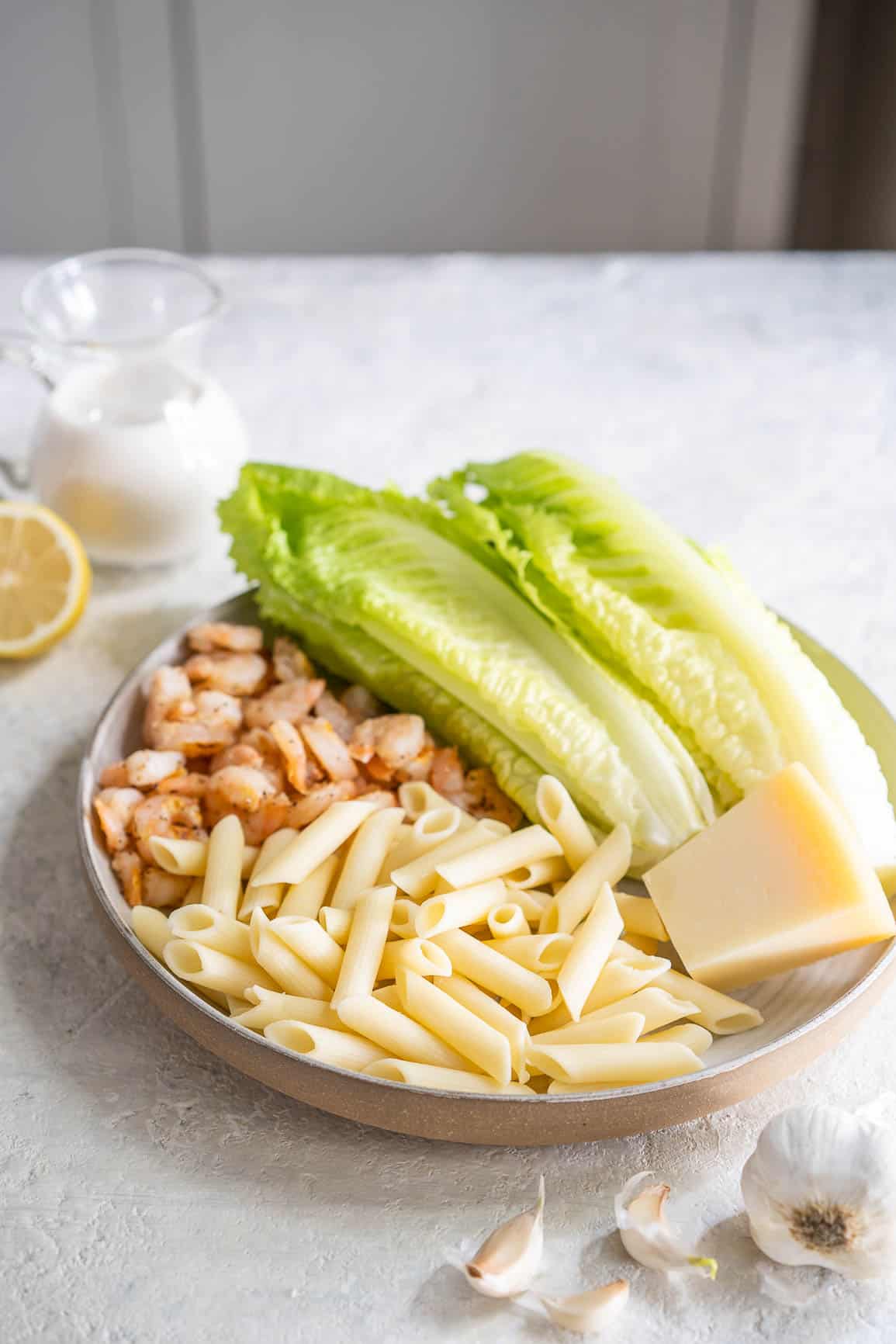 Shrimp Caesar Pasta Salad 