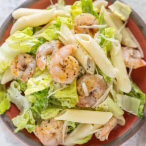 Shrimp Caesar Pasta Salad