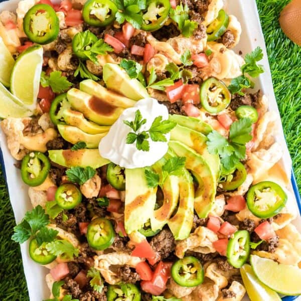 Easy Keto Nachos with Pork Rinds
