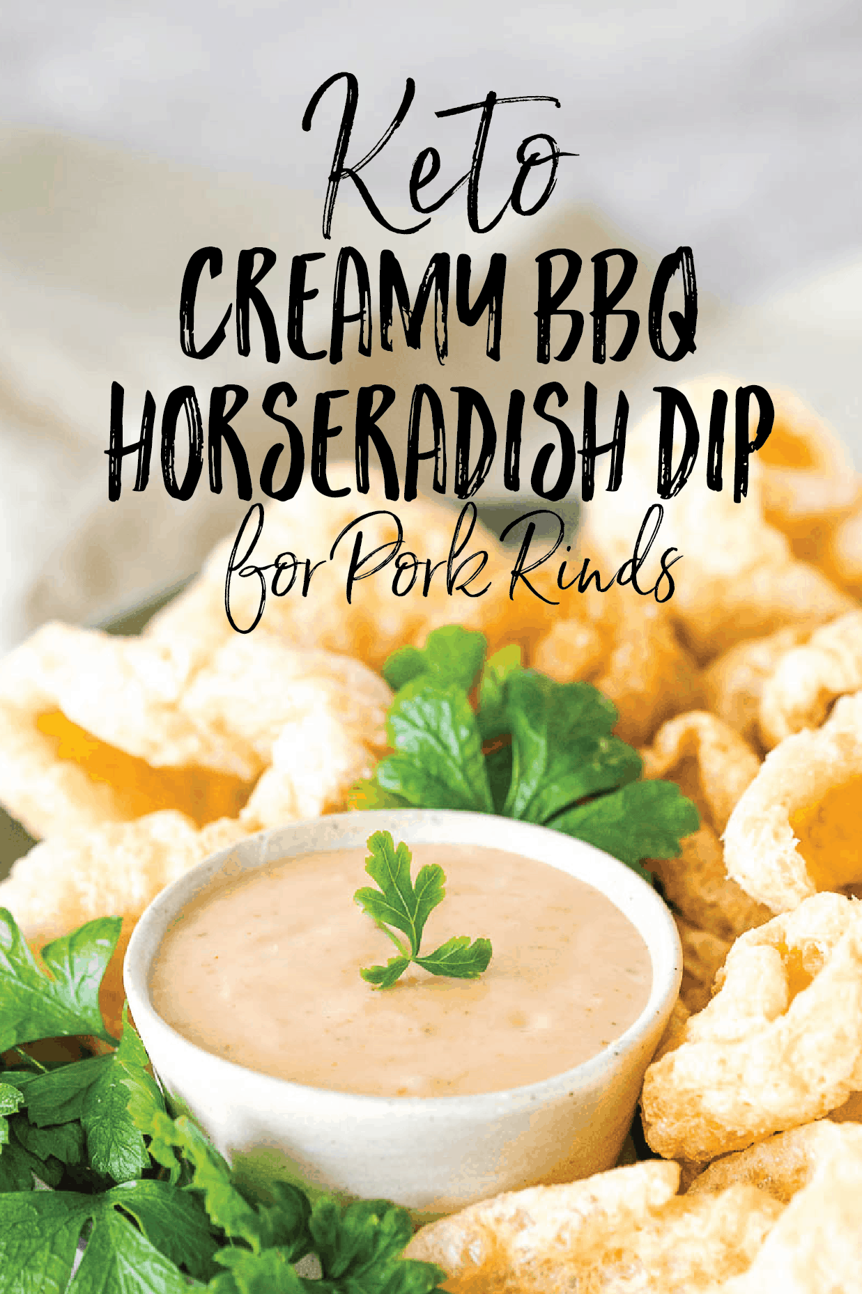 Keto Creamy BBQ Horseradish Dip for Pork Rinds Health Starts in the