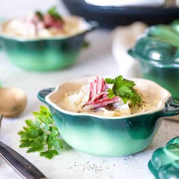 Instant Pot Keto Creamy Corned Beef Soup