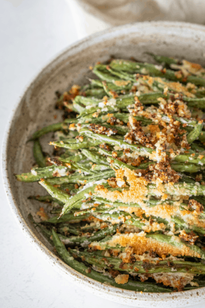 Easy Roasted Garlic Parmesan Green Beans {Keto} – Health Starts in the ...