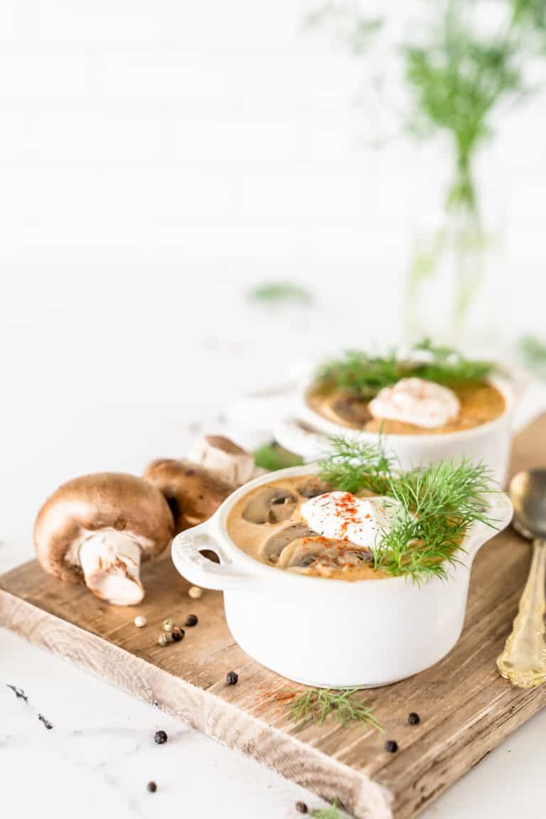 Hungarian Mushroom Soup Recipe {Keto & Gluten-Free}