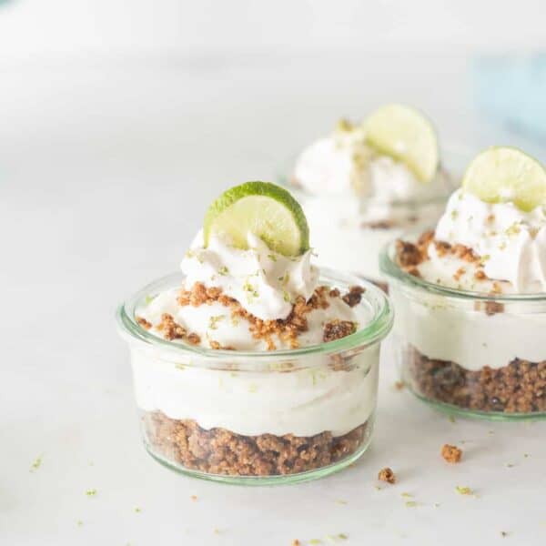Keto No Bake Key Lime Pie in a Jar