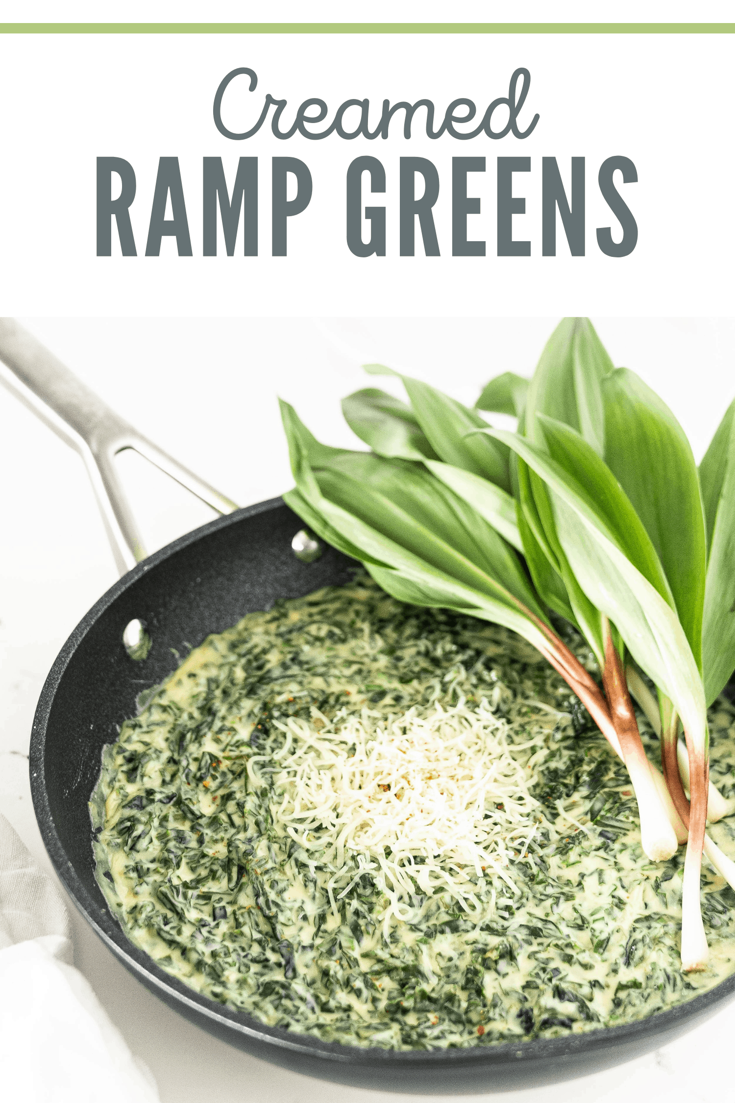 Creamed Ramp Greens Recipe Health Starts in the Kitchen