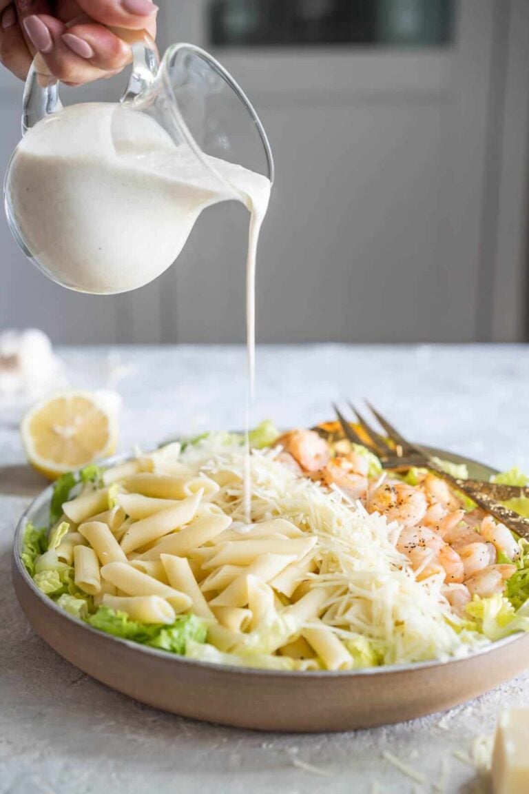 Shrimp Caesar Pasta Salad