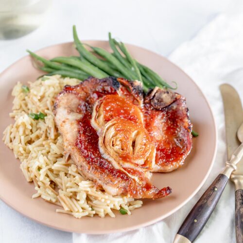 Oven Baked BBQ Pork Chops - Julias Simply Southern