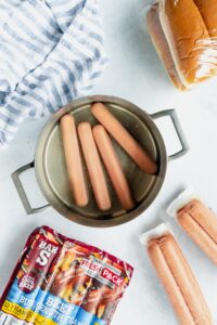 WV Style Hot Dog with Bar S Fresh Pack Beef Franks