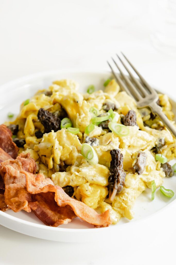 Scrambled Eggs with Morel Mushrooms Recipe Health Starts in the Kitchen