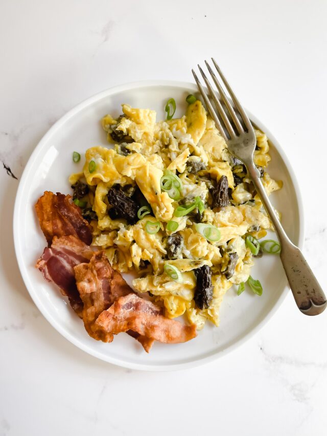 Scrambled Eggs with Morel Mushrooms Recipe Health Starts in the Kitchen
