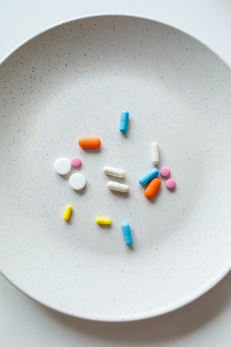 Photo Of Pills On Plate