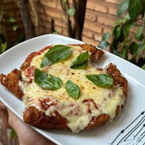 giant puffball mushroom parmesan